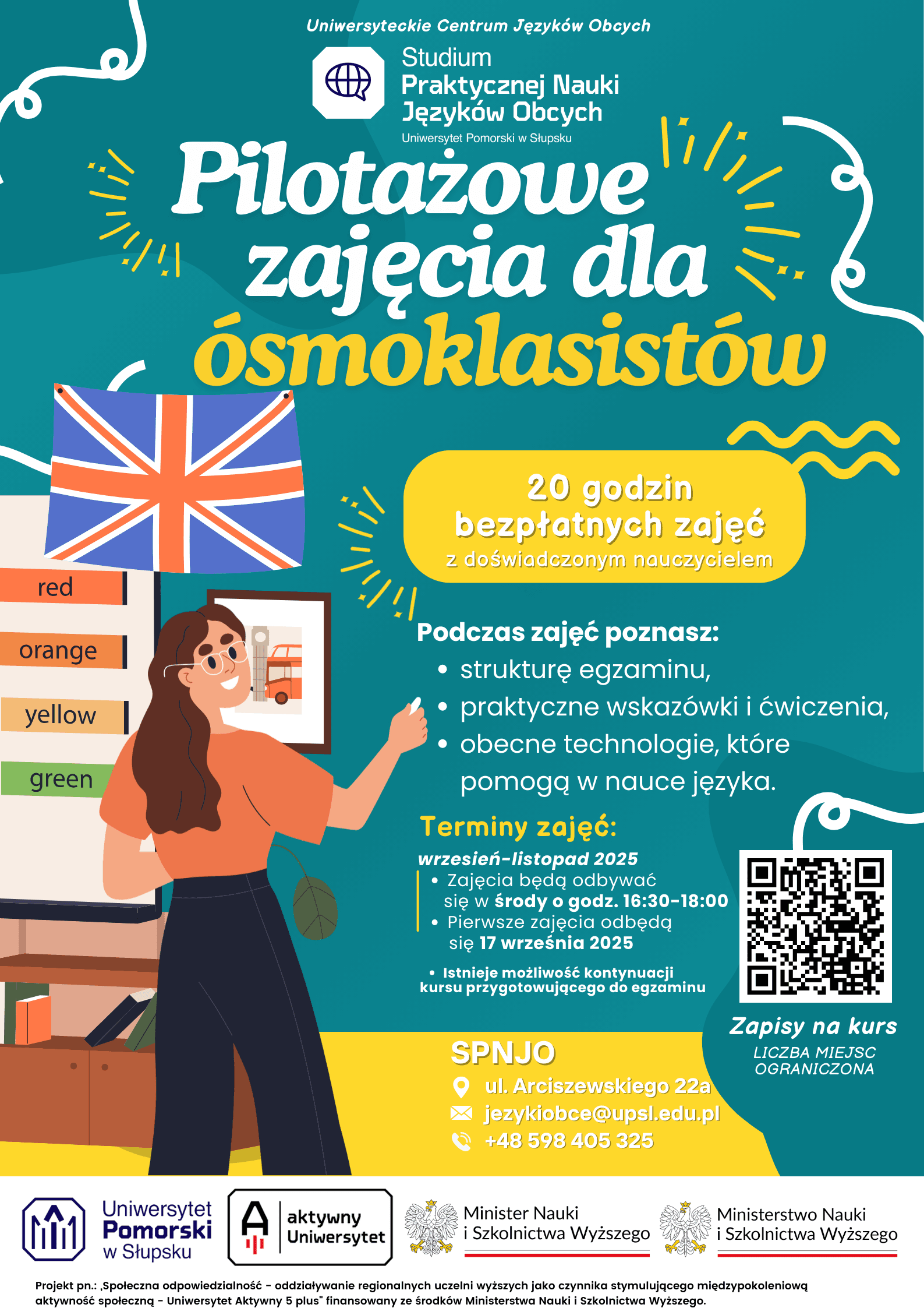 Pilotażowe zajęcia dla ósmoklasistów