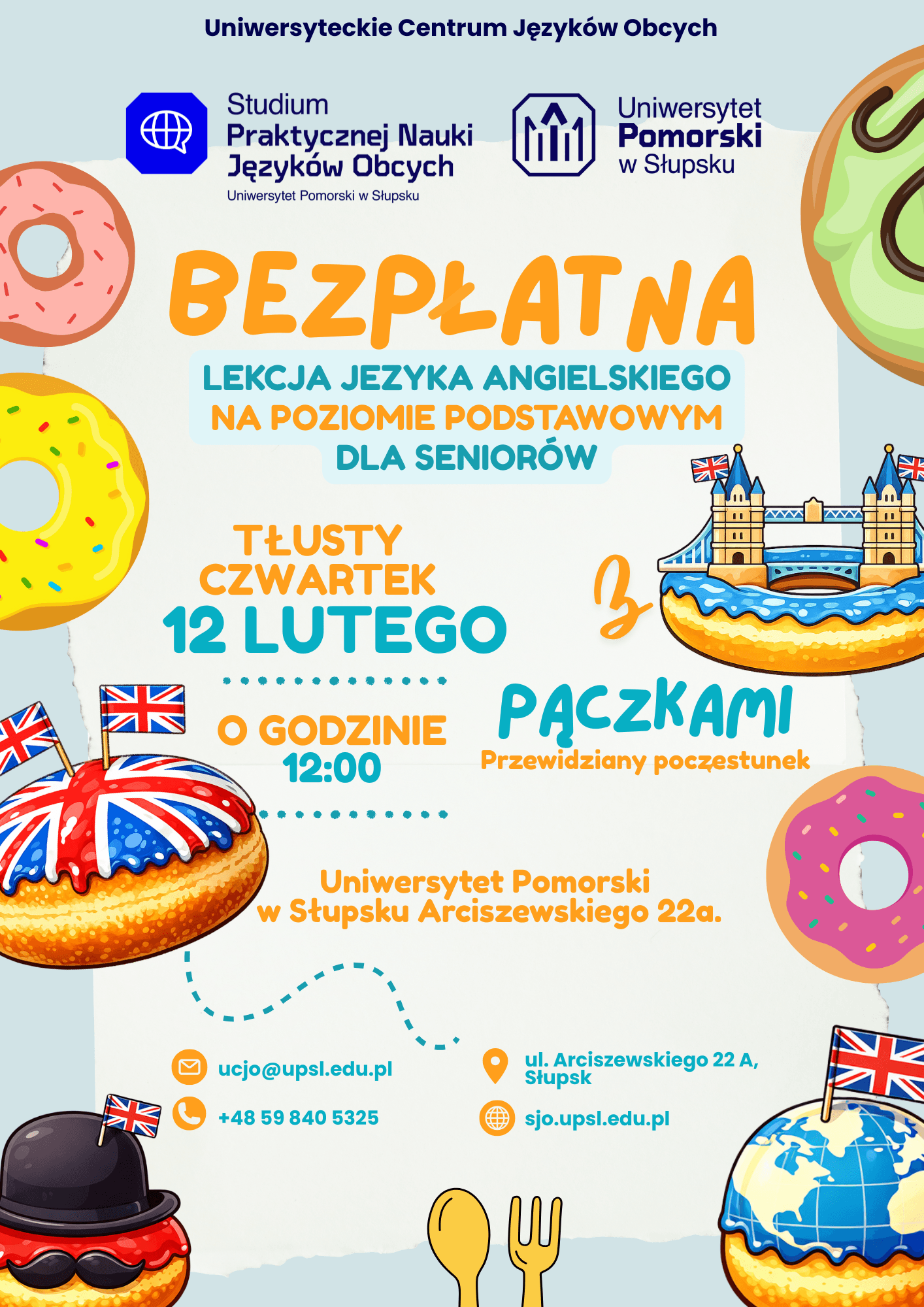 Tłusty Czwartek na słodko… i po angielsku!