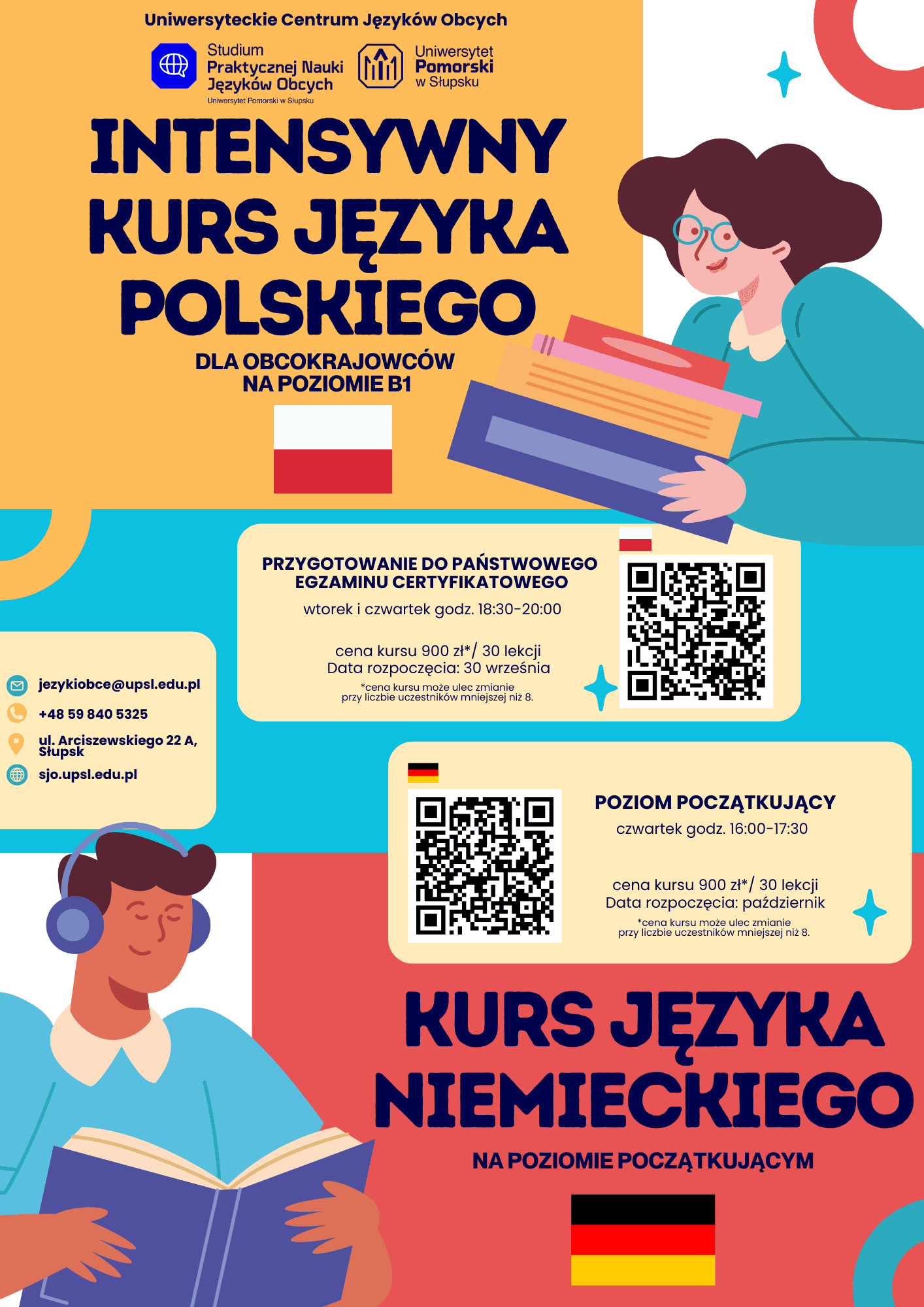 Kursy języka polskiego i niemieckiego